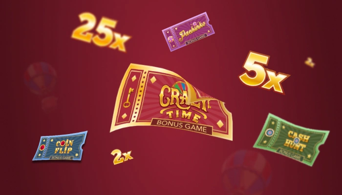 crazy time game features