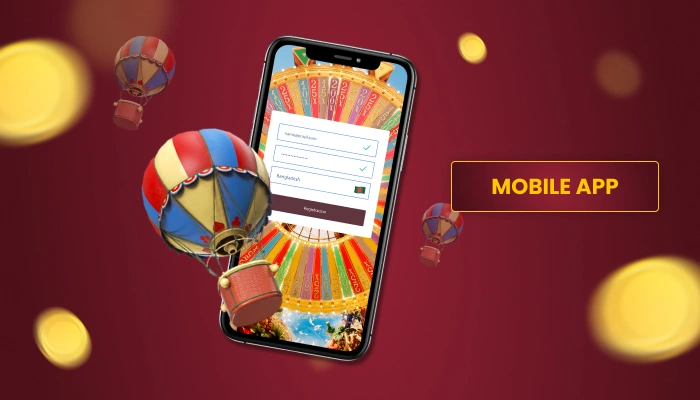 registration via mobile application