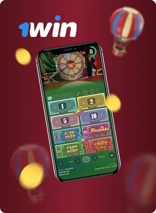 how to play crazy time on 1win